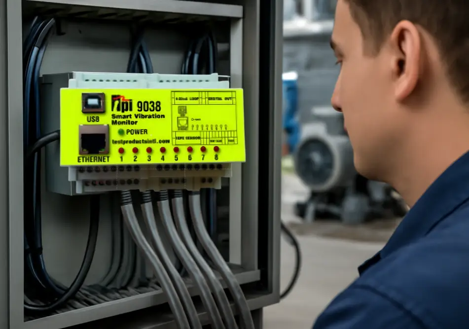 Online vibration monitoring system